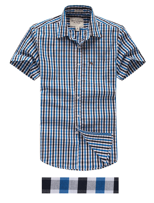 Nueva Abercrombie Fitch Hombres Algodón camiseta de verano AF6882